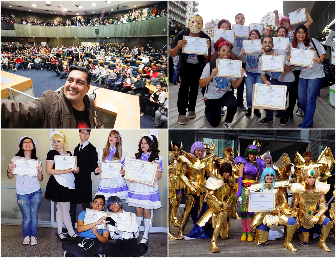 cosplayers homenagens